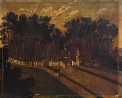 トールゲート、メモリアルパークの近く、コベントリー、1855 作： Thomas Hough